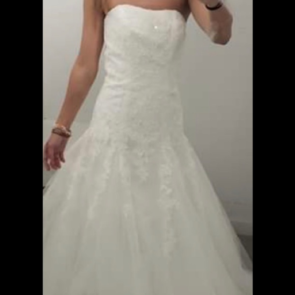 David bridal dresse size 2